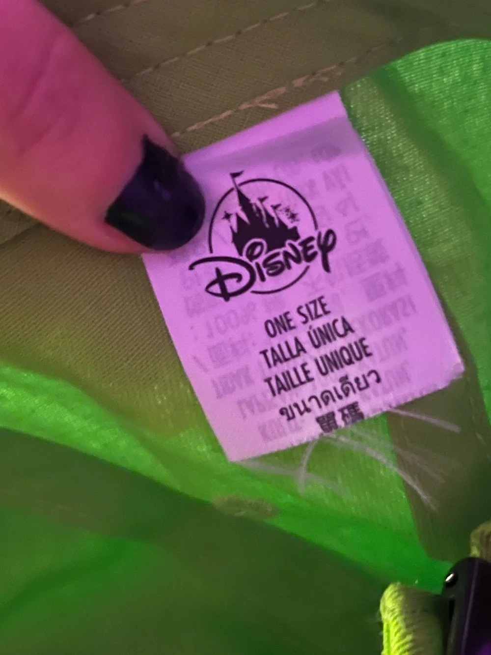 HALLOWEEN SPECIAL: Neon Green “NBC” Disney official hat NWOT